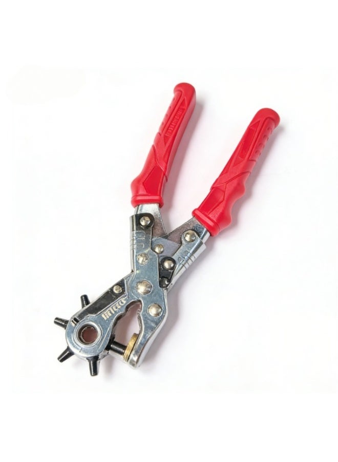 Hole punching tool, suitable for belts, watch straps, dog collars, saddles, fabrics, DIY home or craft projects, rotary quick-adjusting pliers. - Image 1